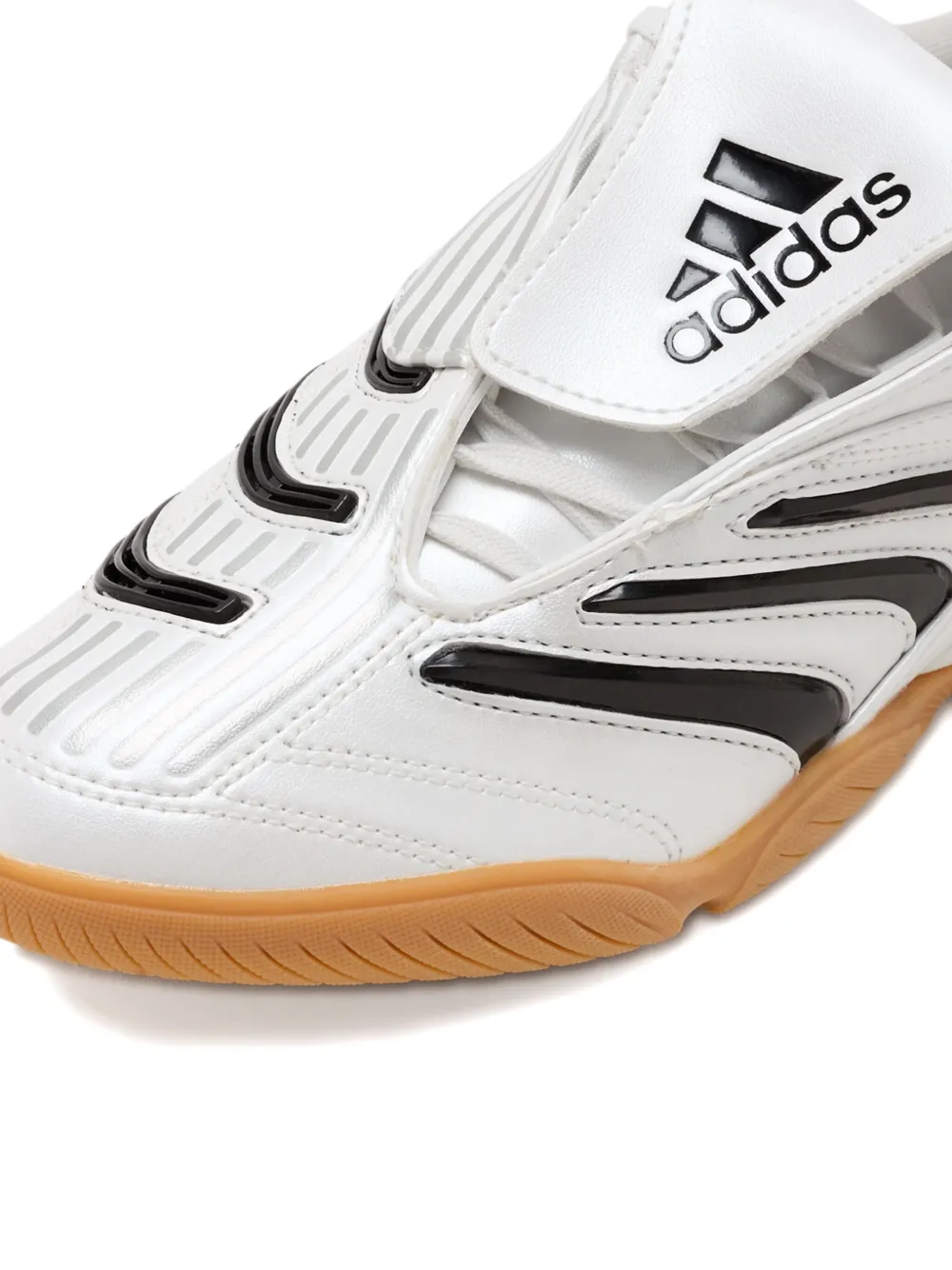 Кроссовки Predator Sala с тремя полосками Adidas, белый — фото 3