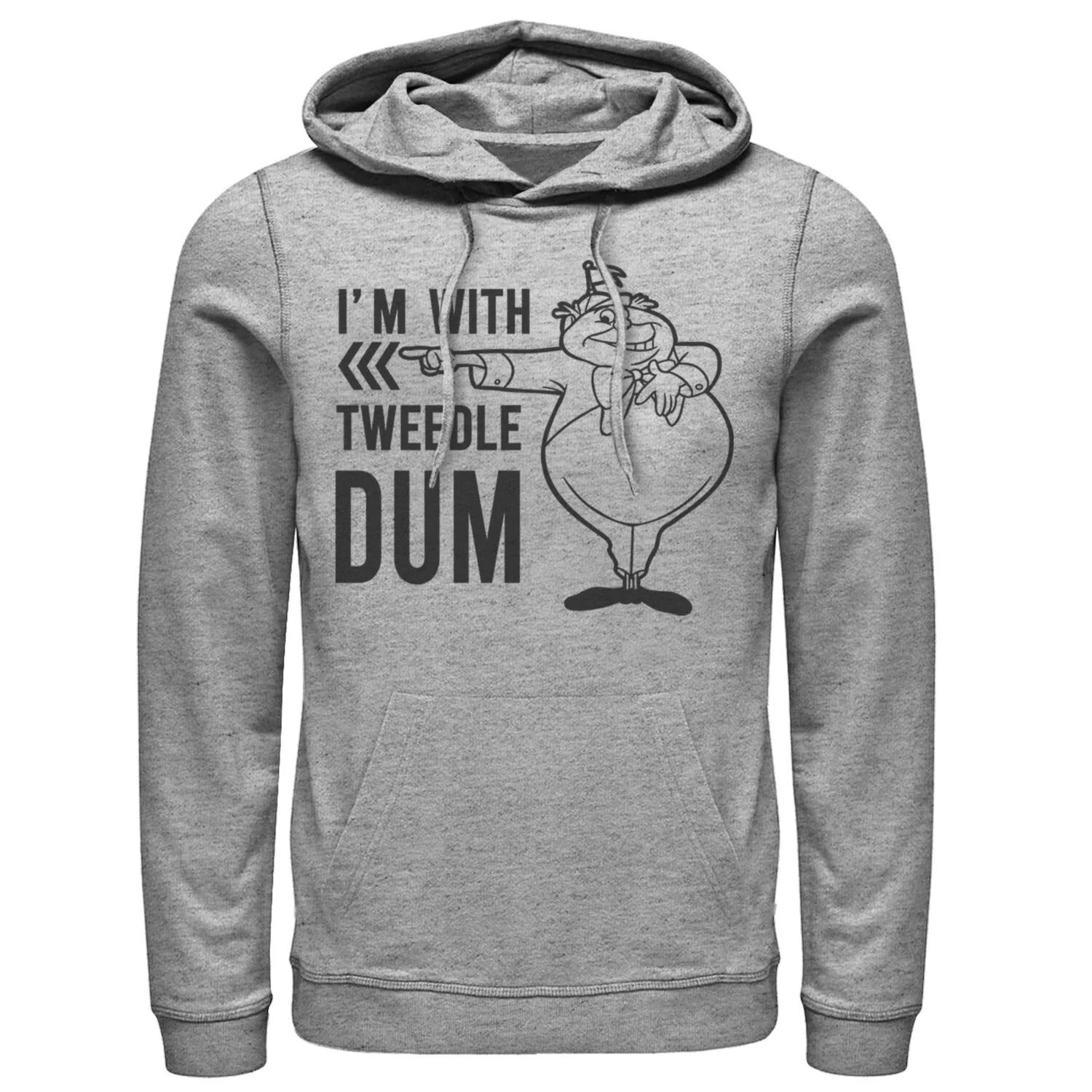 

Мужская толстовка Disney «Алиса в стране чудес» I'm With Tweedledum Licensed Character