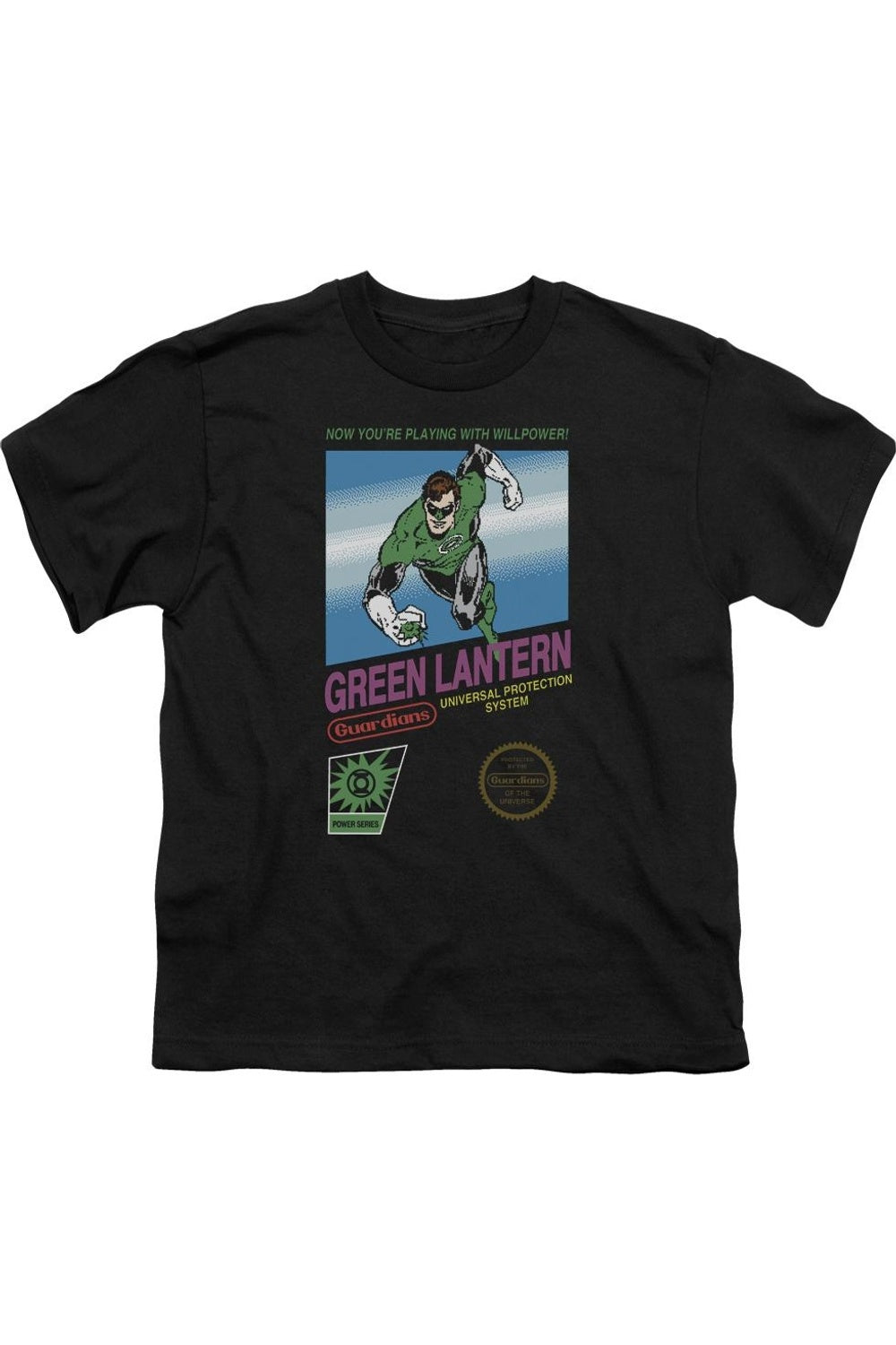 

Футболка с коротким рукавом для детей с принтом Green Lantern Gildan