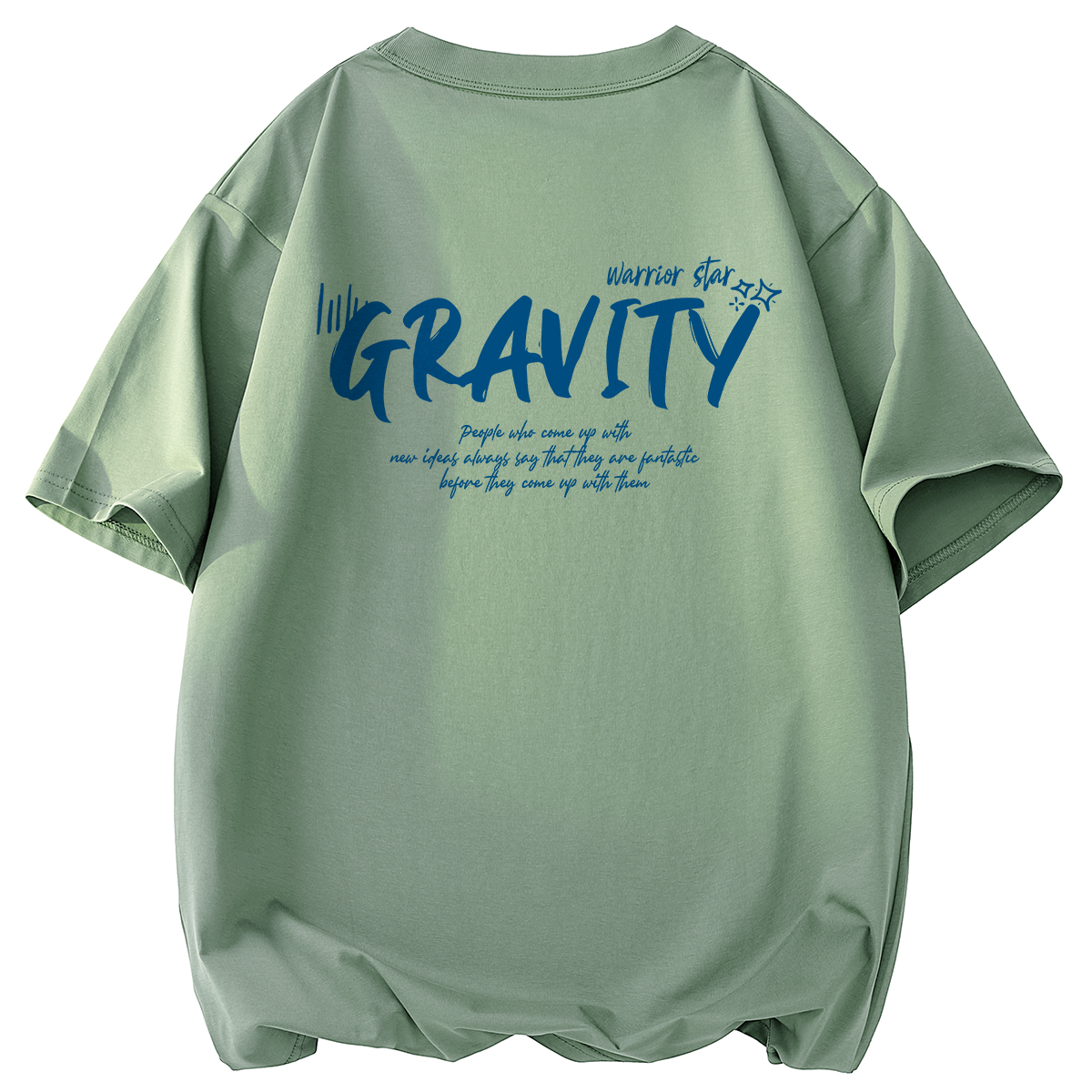 

Футболка с рукавом дроп-шоулдер женская WARRIOR, pea зеленый (heavyweight and 100% cotton)