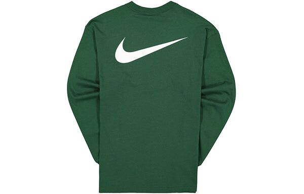 Футболка x stussy crossover logo круглый вырез свитер свитшот Nike, зеленый — фото 2