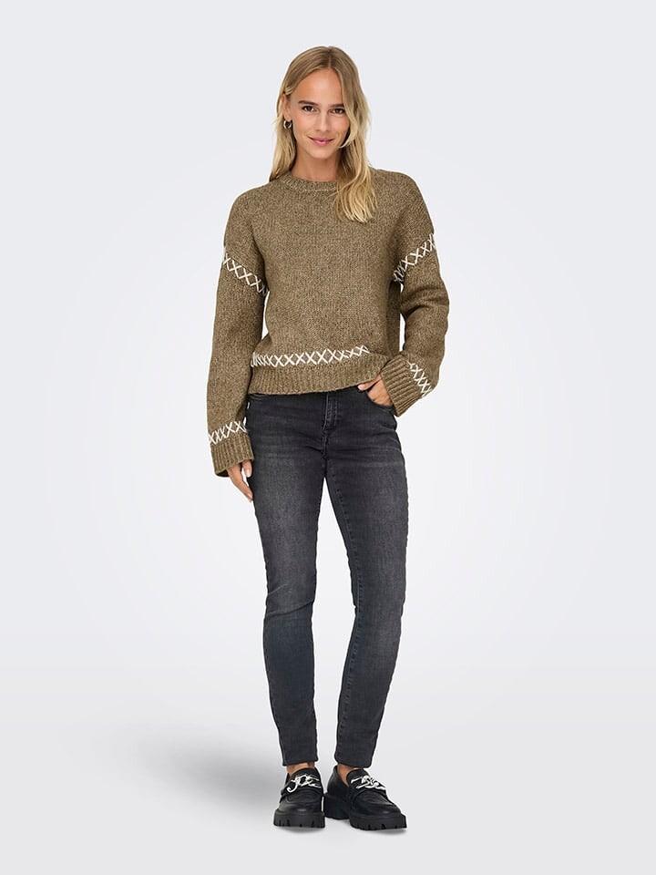

Пуловер ONLY Pullover Amanda, светло-коричневый