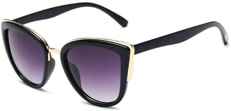 

Модные солнцезащитные очки для женщин, винтажные очки с градиентным переходом, ретро-солнцезащитные очки для женщин, защита от ультрафиолета UV400 MTZJH, Black Gradient Gray