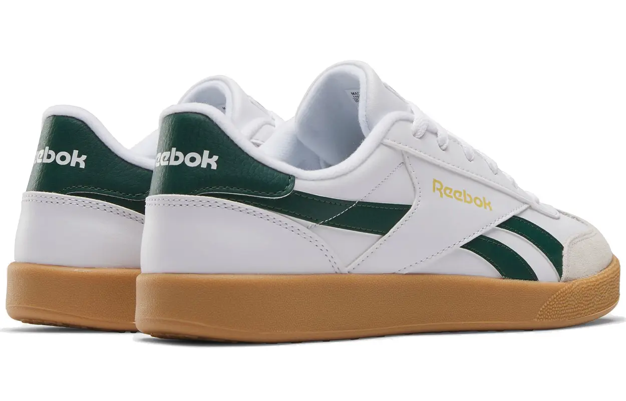 Кеды, скейтборд обувь унисекс низкий верх белый/зеленый Reebok — фото 3