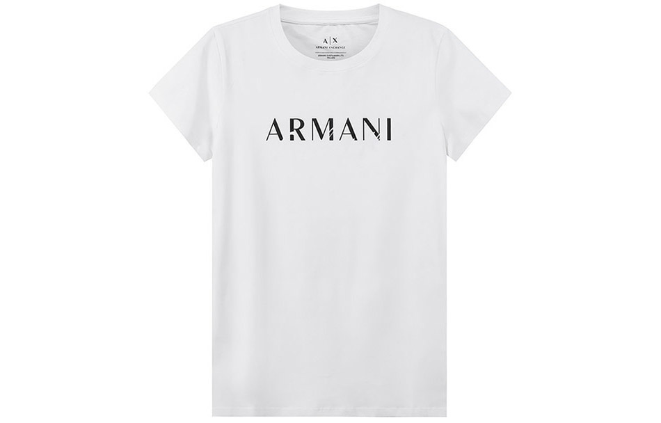 

ARMANI EXCHANGE AE SS23 Футболка женская белая, Белый, ARMANI EXCHANGE AE SS23 Футболка женская белая