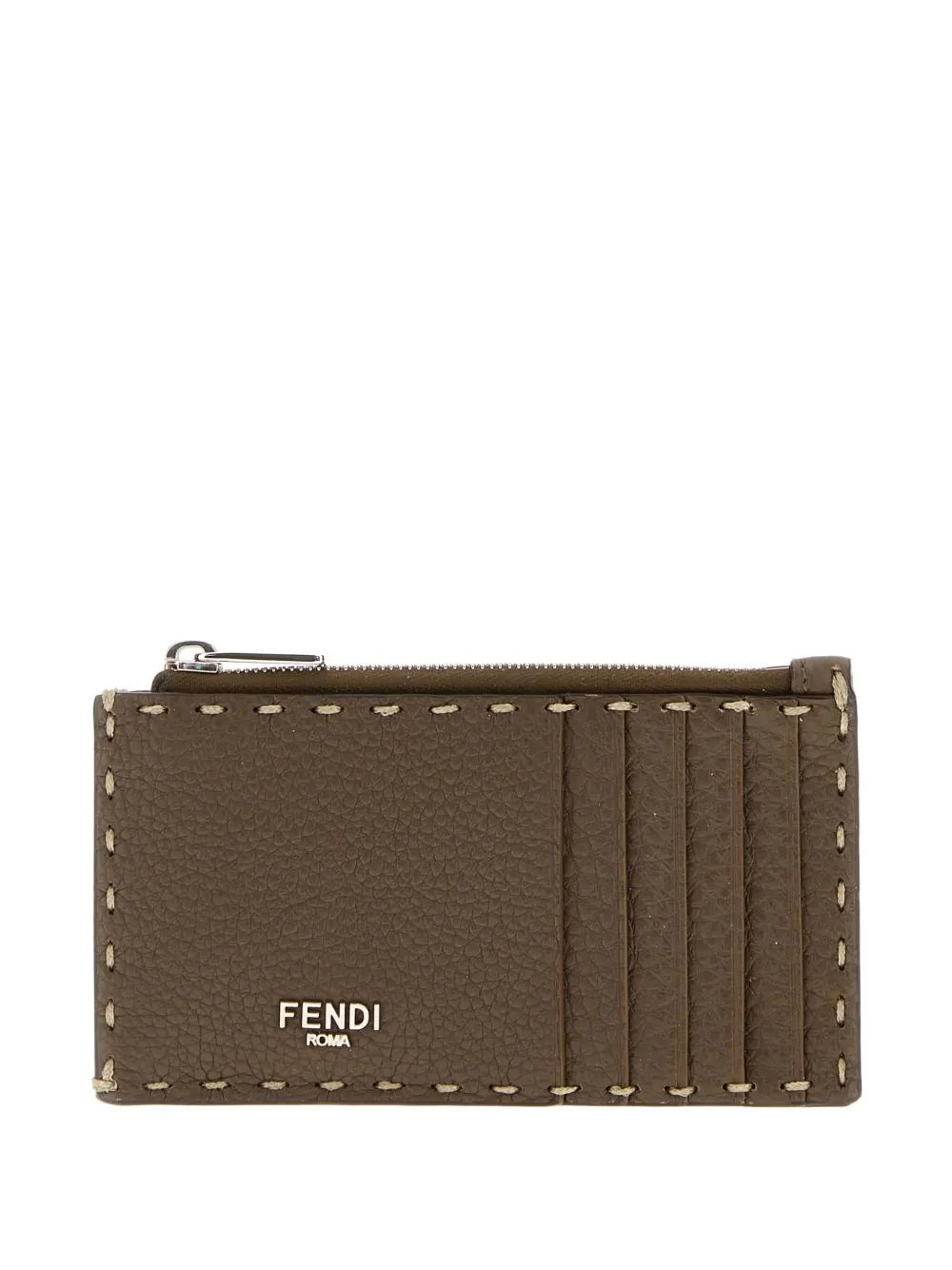 

Кардхолдер с логотипом FENDI, коричневый