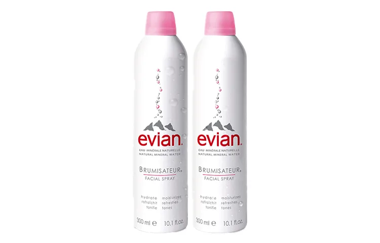 Evian Минеральная вода увлажняющий спрей успокаивающий и восстанавливающий 300мл/300мл*2/300мл*3/300мл*4/300мл*5/400мл, 150ml — фото 2