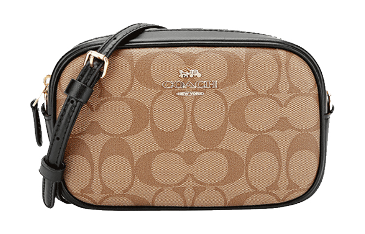 

Искусственная кожа Двухсторонняя сумка, поясная сумка, сумка через плечо, кроссбоди Трампетс Женская хаки COACH