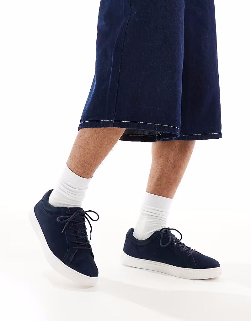 

Замшевые кроссовки Jack & Jones Galaxy темно-синего цвета