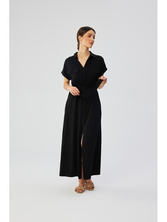 

Коктейльное платье удобного кроя Stylove, черный