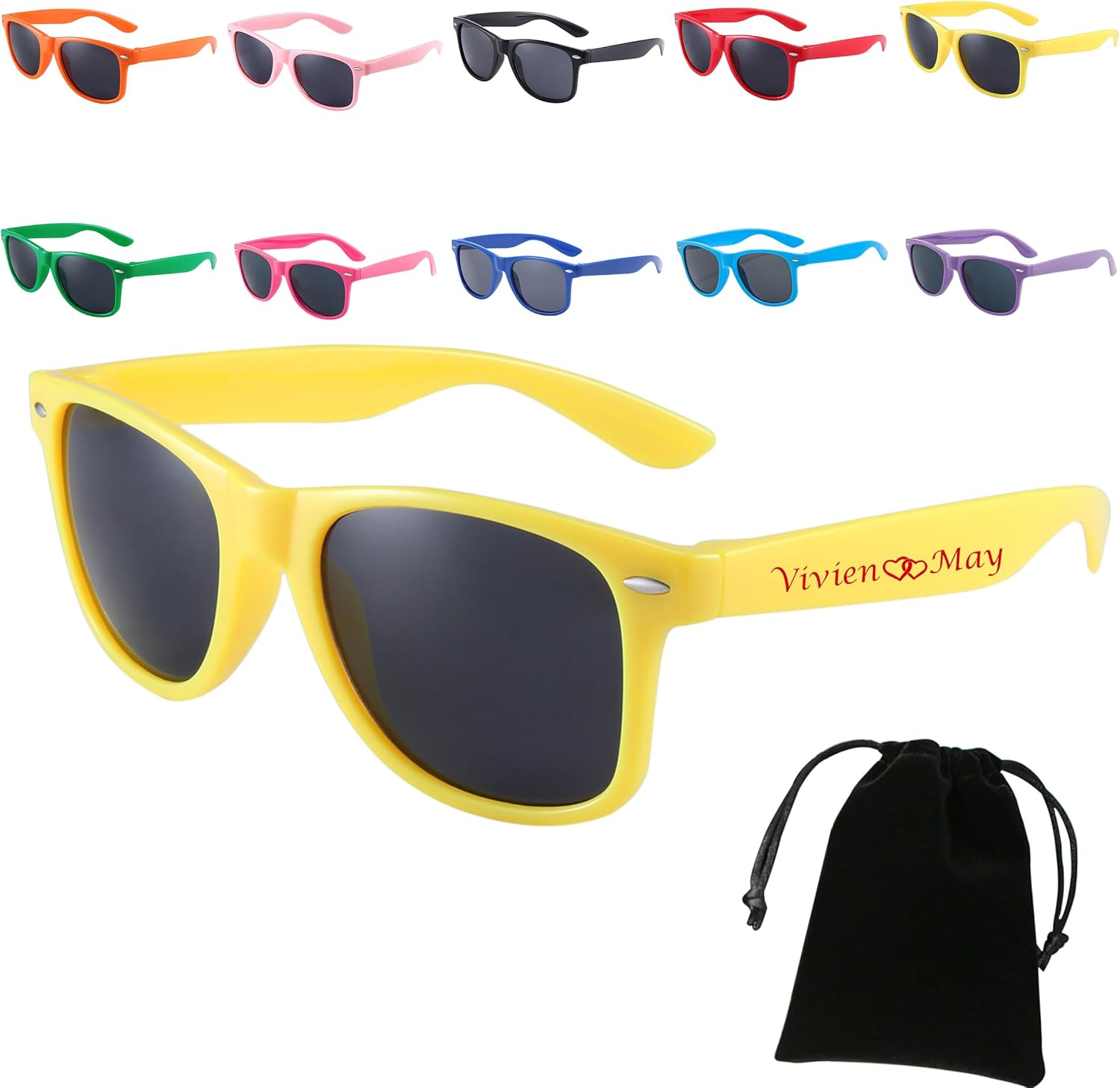 

Персонализированные солнцезащитные очки для мальчишника, оптовые заказы солнцезащитных очков на заказ для гостей, индивидуальные солнцезащитные очки для свадьбы, дня рождения, школы в подарок DFDG, Yellow