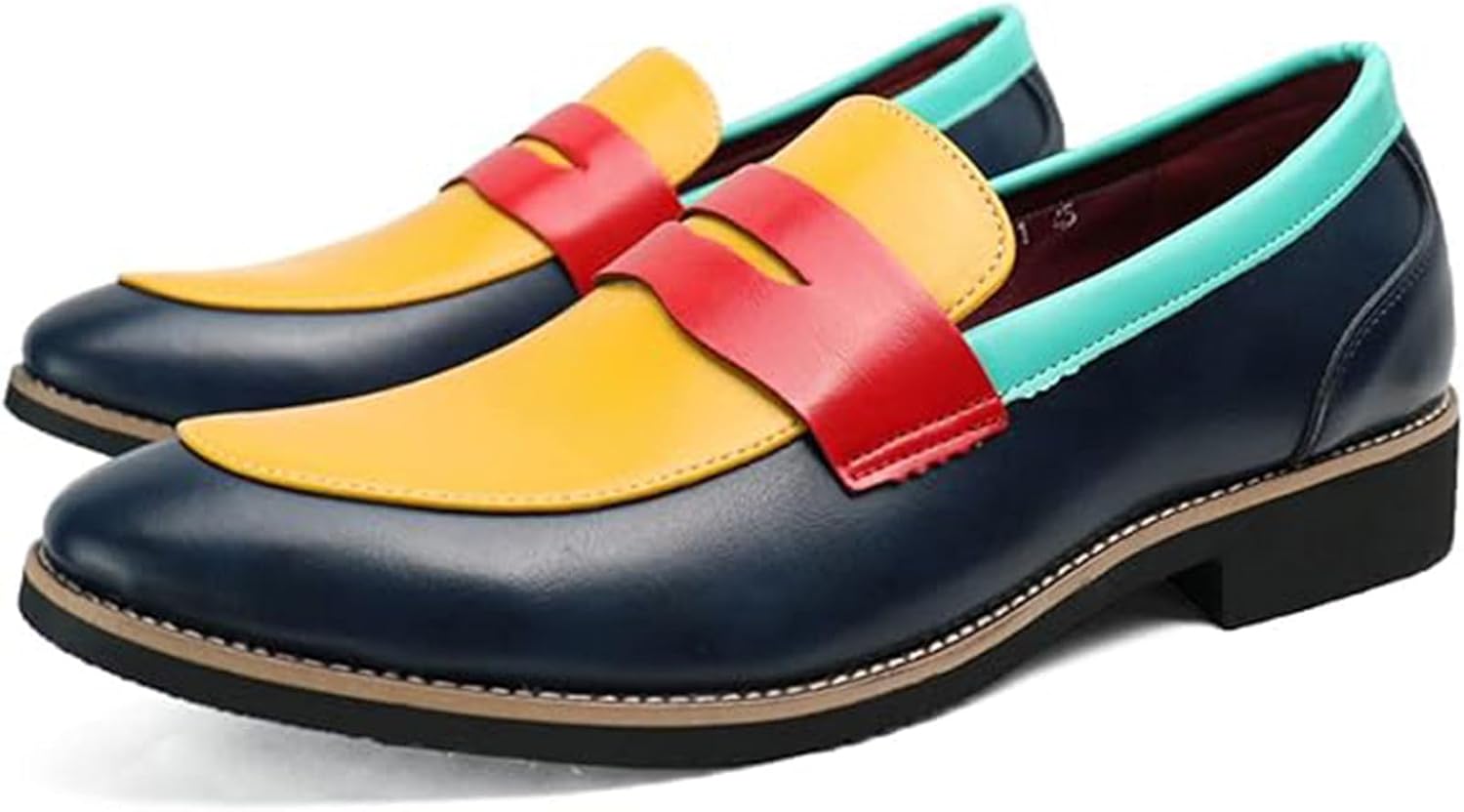 

Мужские мокасины Xinduoyu для официального стиля, удобные повседневные офисные туфли без шнурков для ходьбы и вождения, желтый