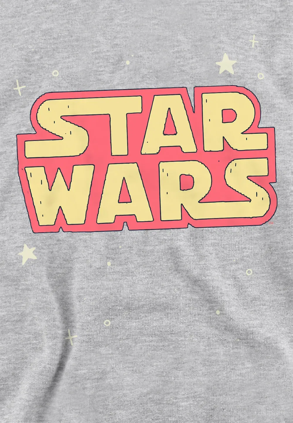 Детская толстовка Star Wars Disney Athletic Heather, серый — фото 2