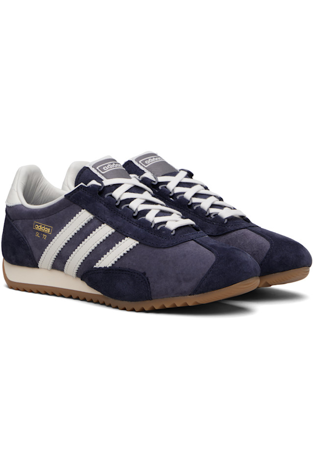 Adidas Originals Темно-Синие кроссовки SL 72 PT — фото 4