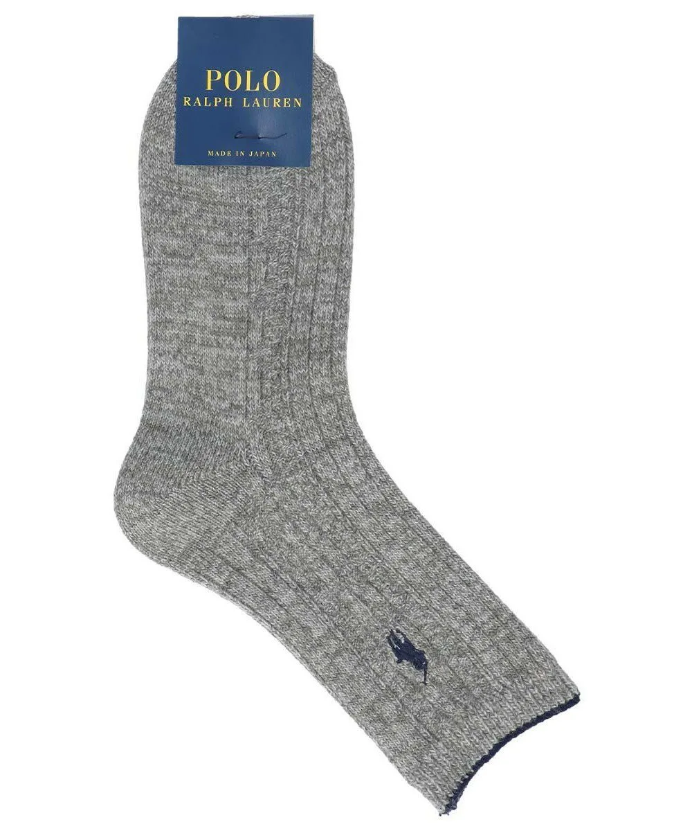 Женские носки One Point Crew Socks Polo Ralph Lauren, 93. Light Gray