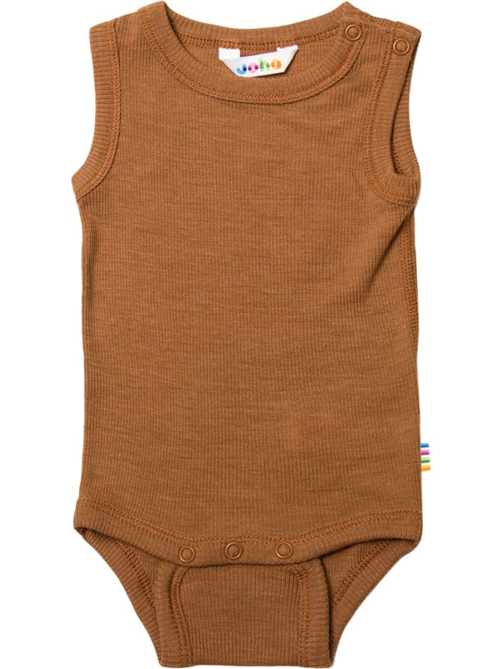 

Joha Детский боди с короткими рукавами, коричневого цвета