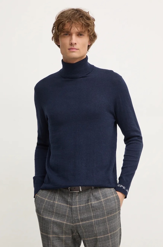 

Свитер с добавлением шерсти NEW ANDRE TURTLE NECK Pepe Jeans, темно-синий