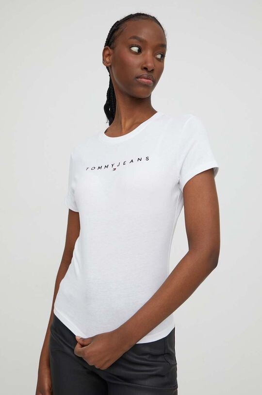 

Хлопковая футболка Tommy Jeans, белый