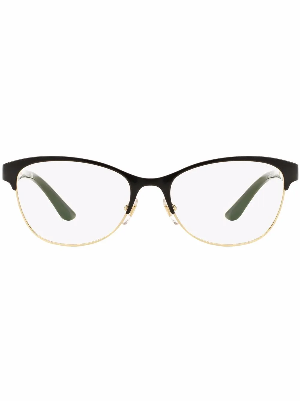 

Очки трапециевидной формы Versace Eyewear, черный