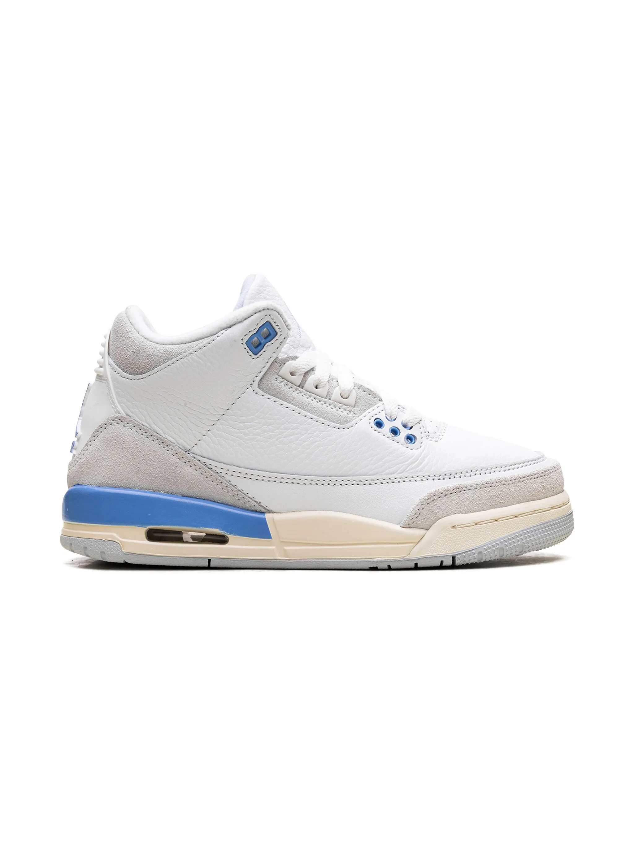 Кроссовки Jordan 3 Retro Lucky Shorts - 101 Summit White/Hydrogen Blue/Legend Blue/Photon Dust/Pure Platinum/Sail Jordan Kids, белый — фото 2