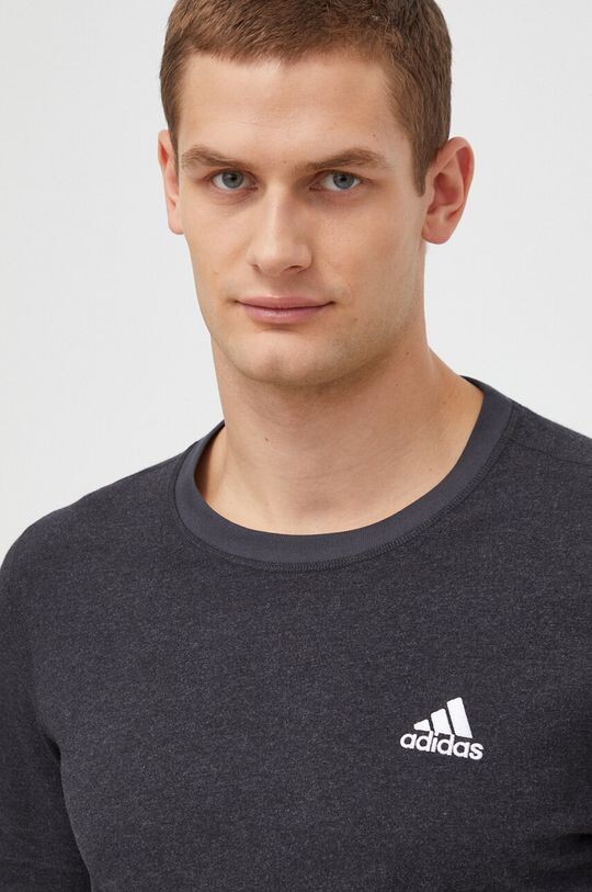 Футболка Adidas из хлопка adidas, серый — фото 3