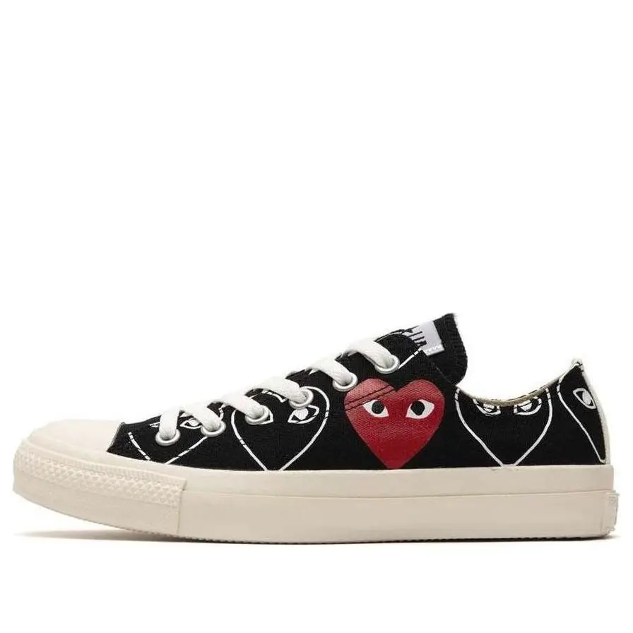 

Кроссовки Converse x COMME des GARCONS PLAY Chuck 70 Low Heart Print 'Black Red'