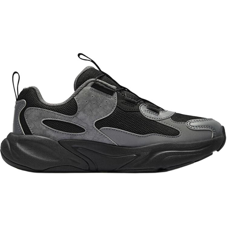 Детские кроссовки BOA Anti Kick Cushioning Low Top, черные, серые FILA KIDS, черный — фото 2