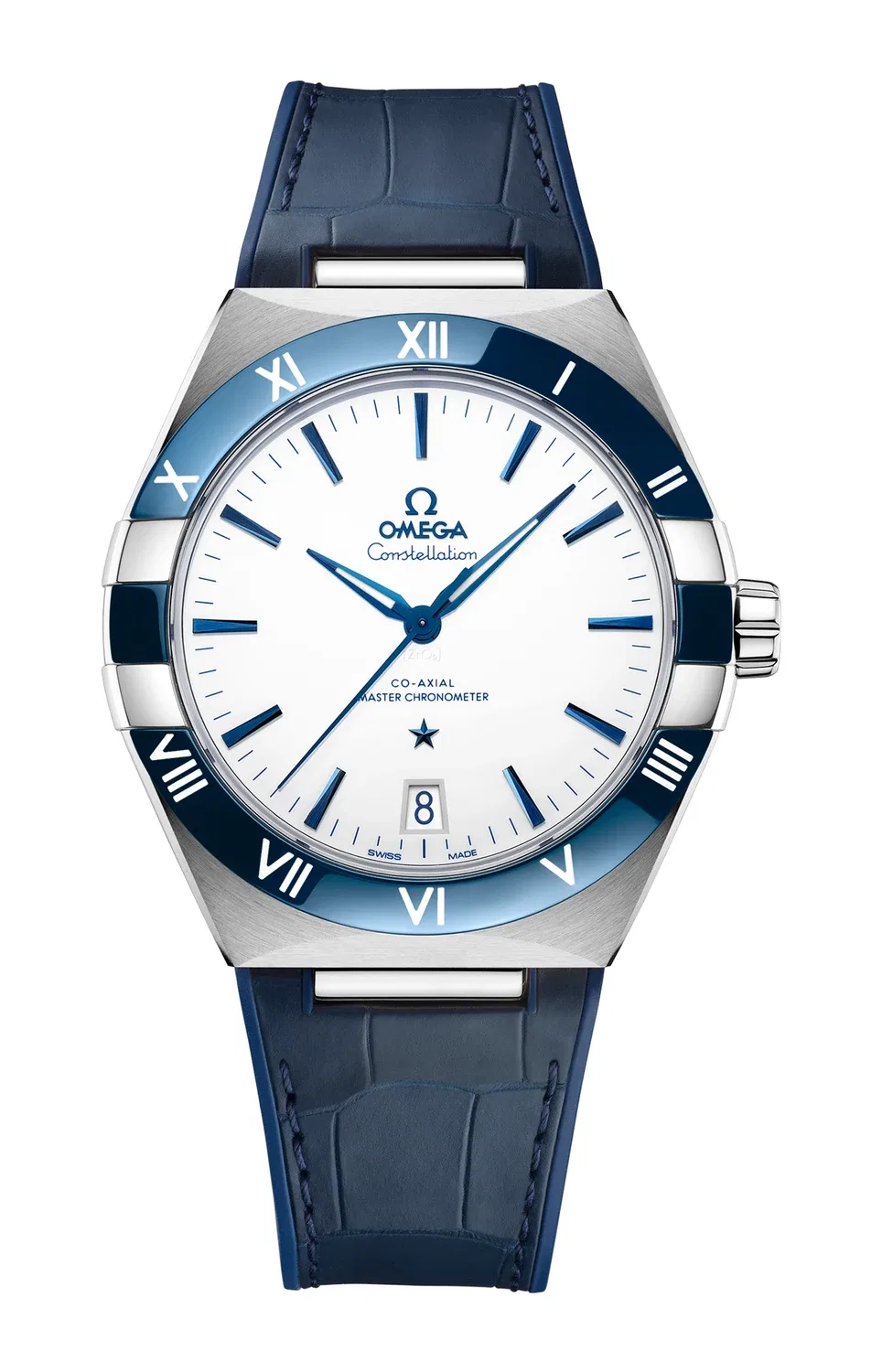 КОНСТЕЛЛЕЙШН 41 ММ, СТАЛЬ НА КОЖЕ - 131.33.41.21.04.001 OMEGA, золотой
