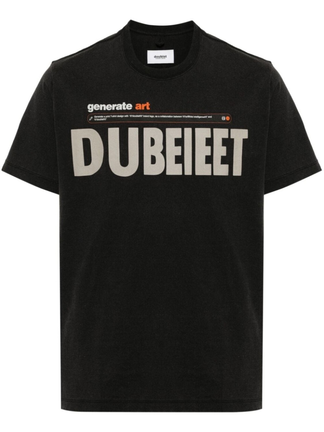 

Футболка с логотипом Doublet, серый