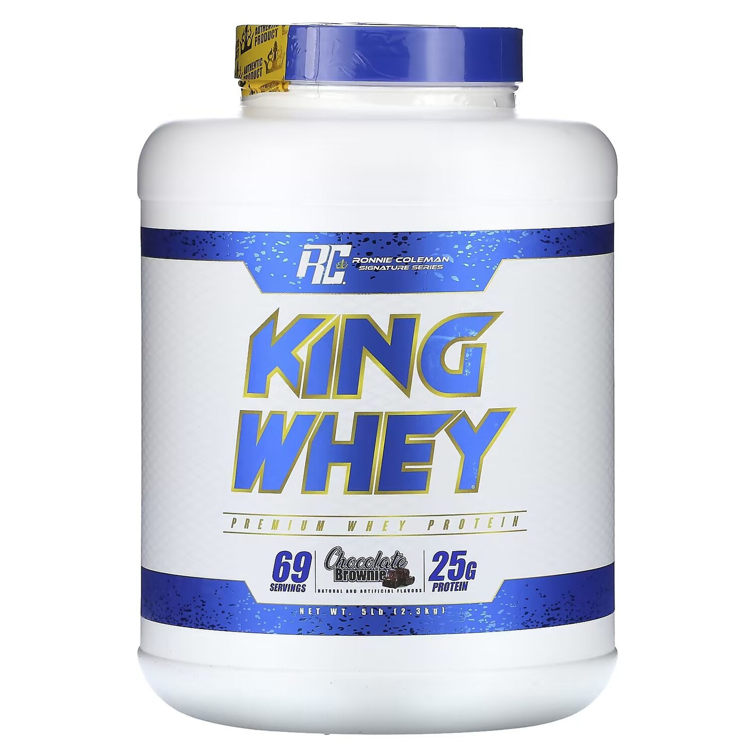 

Signature Series, King Whey, шоколадное брауни, 5 фунтов (2,3 кг) Ronnie Coleman