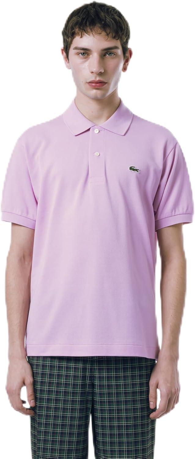 

Поло LACOSTE Классическое поло с коротким рукавом L.12.12 для мужчин L1212LJ-99, вишнево-розовый