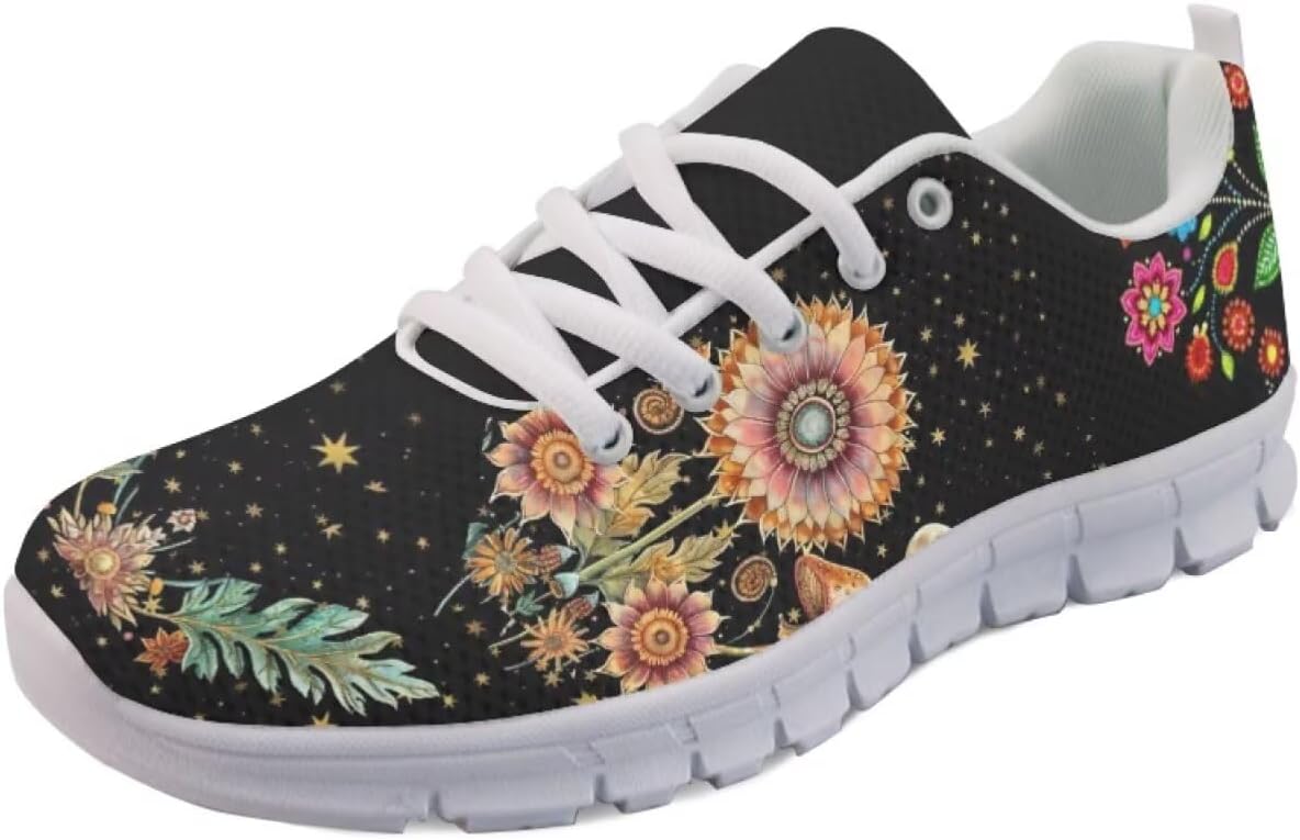 

Кроссовки Forchrinse Mexico Splash Ink унисекс, национальные прогулочные теннисные кроссовки для женщин и мужчин, легкие кроссовки для фестиваля, Mexico Embroidered Flowers Print