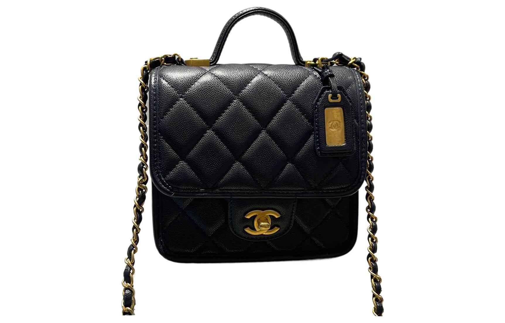 

CHANEL Сумка-мессенджер из коровьей кожи, сумка тофу, женская сумка, наплечная сумка, маленькая кросс-боди сумка для женщин темно-синего цвета