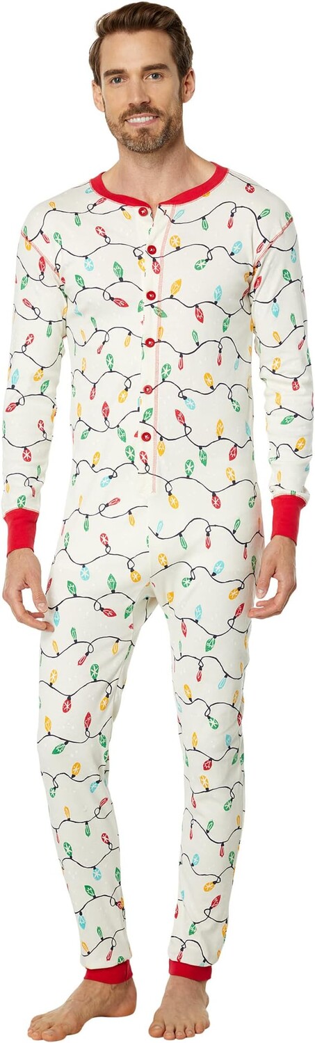 

Костюм унисекс с праздничными огнями Little Blue House by Hatley, цвет Natural