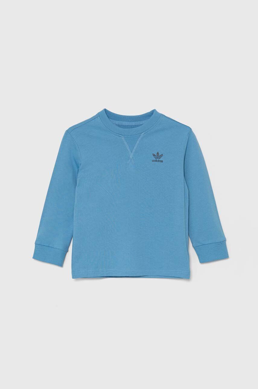 

Хлопковые лонгсливы adidas Originals для мальчика/девочки С ДЛИННЫМ РУКАВОМ, синий