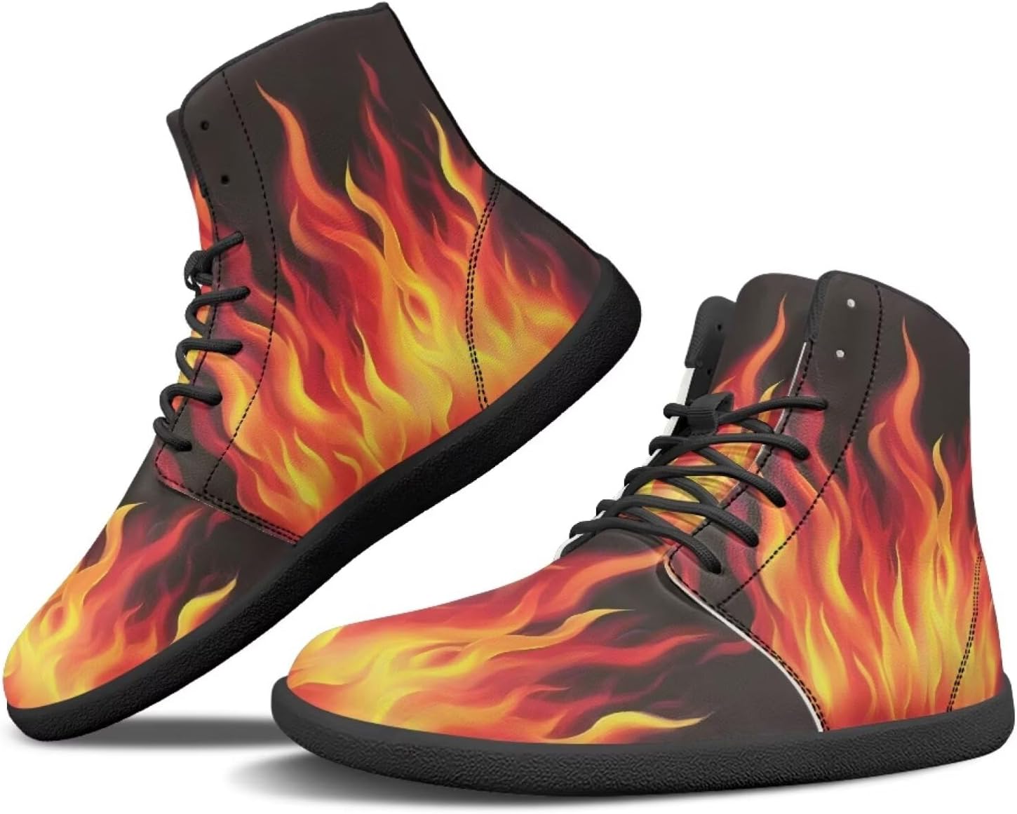 

Мужские минималистичные кроссовки Binienty с высоким верхом, нулевая разница по подошве, широкая носочная часть, для прогулок на улице, походов и тенниса, красный