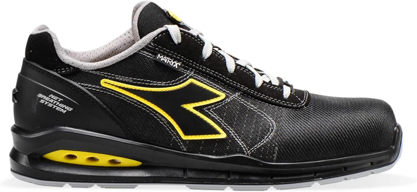 Мужские беговые кроссовки UTILITY DIADORA Run Net Airbox RUN NET AIRBOX Low S1P SRC, C0200 Black White — фото 2