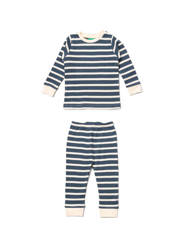 

Little Green Radicals Пижама из органического хлопка синего цвета