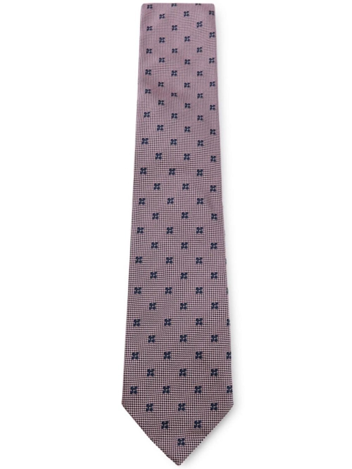 

Zegna жаккардовый галстук с узором, розовый
