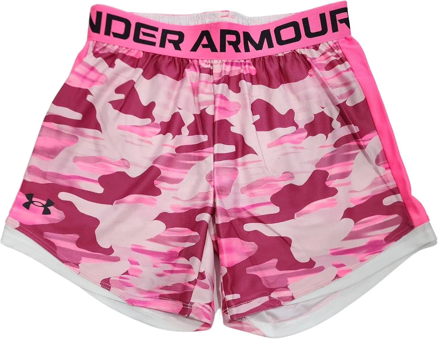 Спортивные шорты Under Armour Play Up Solid для девочек, Stellar Pink - 640