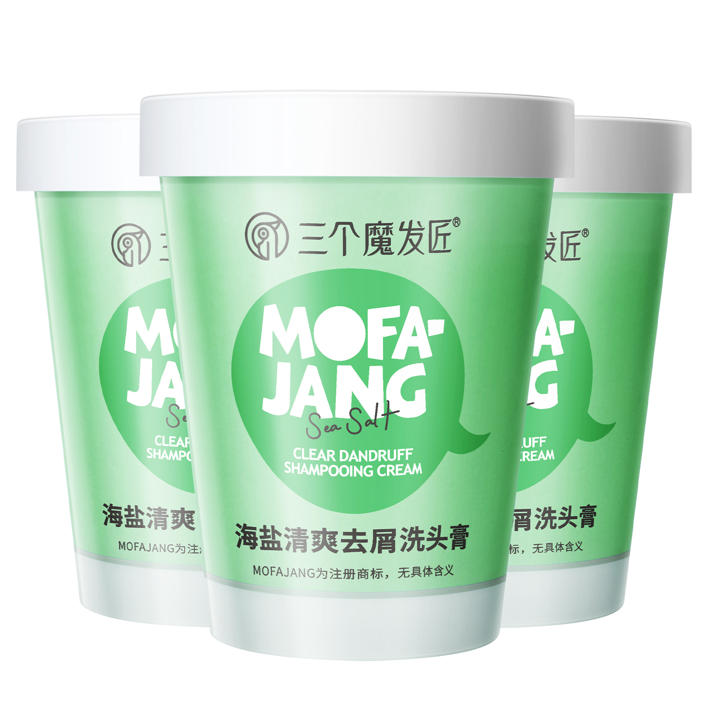 

Шампунь для лечения перхоти с морской солью SANGEMOFAJIANG, Sea Salt - Refreshing Anti-dandruff Shampoo 280g (3 bottles)