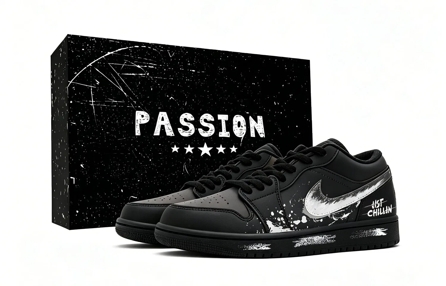 Кроссовки баскетбольные ретро Jordan Black Gray