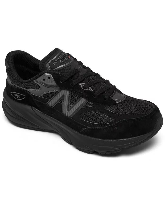 

Повседневные кроссовки Big Kids 990 V6 от Finish Line New Balance, черный