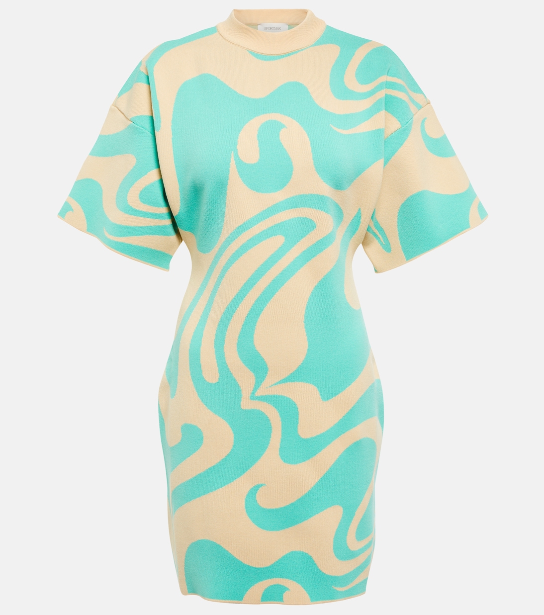 

Мини-платье из жаккарда Ornati Sportmax, Dis Onda