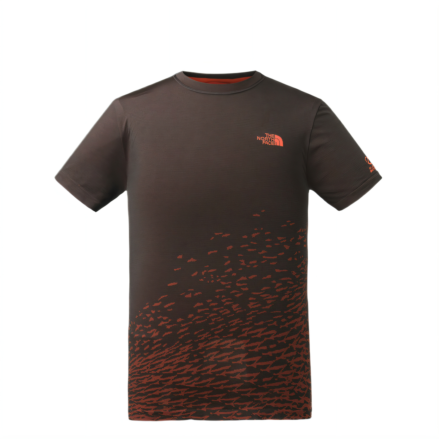 

THE NORTH FACE Футболка мужская оранжевая, Оранжевый, THE NORTH FACE Футболка мужская оранжевая