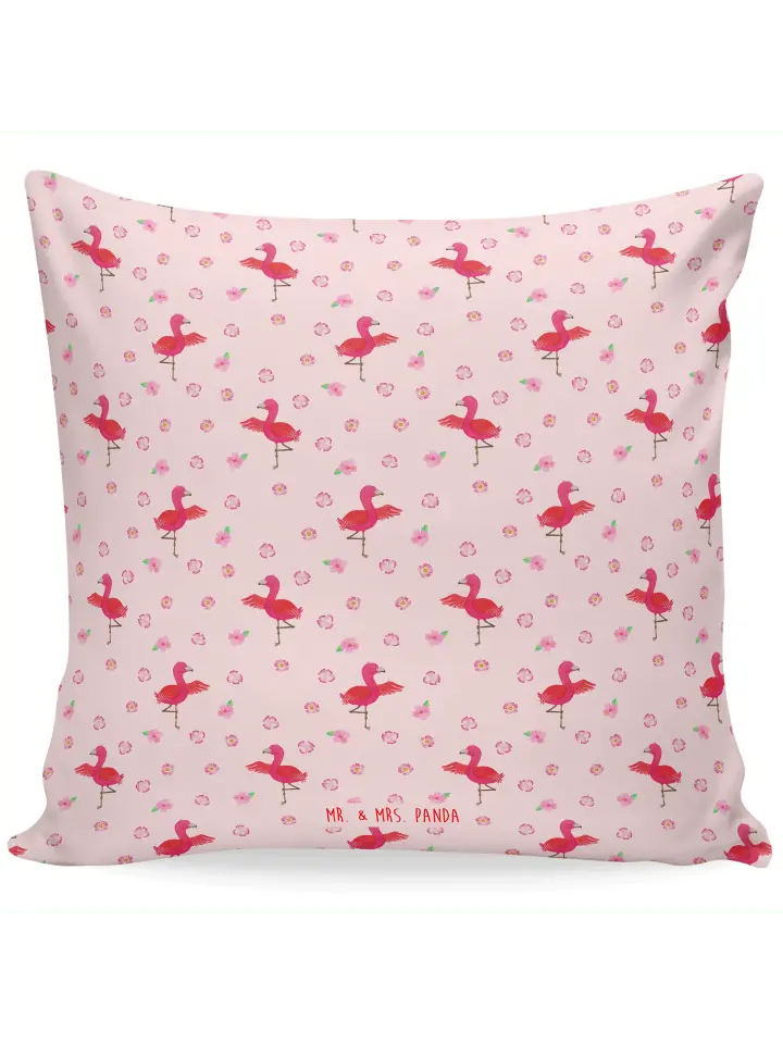 

Подушка Mr & Mrs Panda 40x40 Flamingo Yoga, розовый