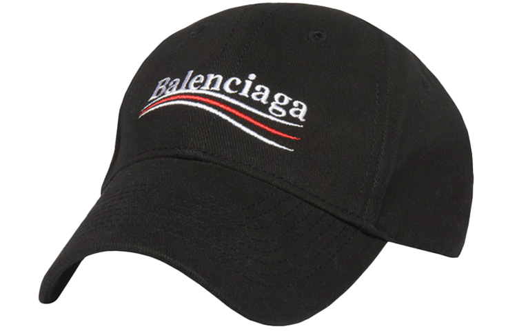 Balenciaga Хлопковая бейсболка унисекс черная — фото 2