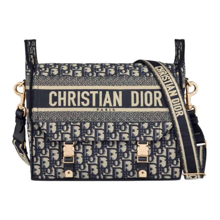 

DIOR Тканевая курьерская сумка через плечо