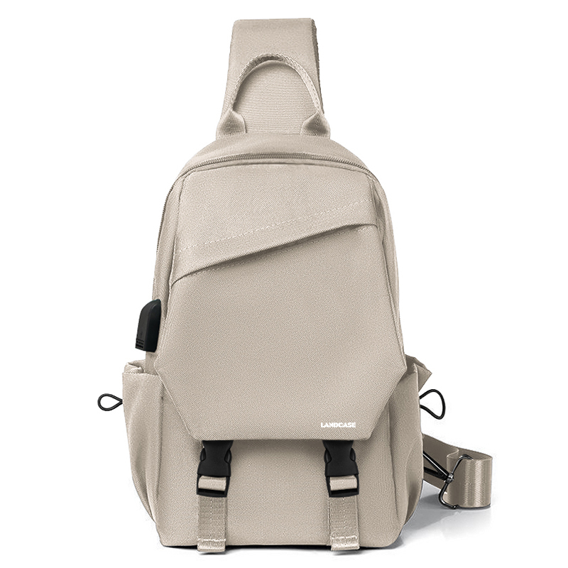 

LANDCASE Тканевый мессенджер слинг рюкзак унисекс разноцветный, Khaki