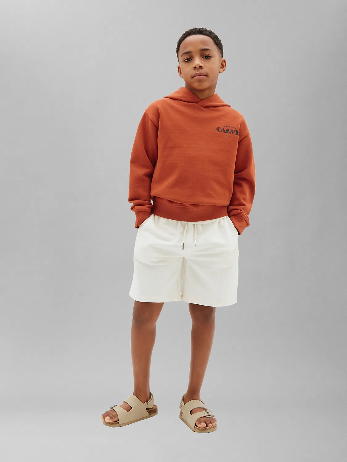 Свитшот Calvin Klein Jeans в цвете Лобстер — фото 3